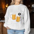 米寿祝い ビール好き 酒好き レトロ 父 母 男性 女性 88歳お祝い Cheers To Embracing Life レディーススウェットシャツ 面白い贈り物