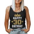 30歳の男性と女性のためのハッピー30歳の誕生日のアイデア レディースタンクトップ