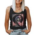 American Afro 4Th Of July Freedom Black African Women Tank Top