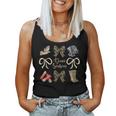 Camo Bow Coquette Dove Season Hunting Dove Hunter Hunt Girl Women Tank Top