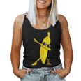 Dabbing バナナ ハワイアン トロピカル フルーツ好き 男性 女性 キッズ レディースタンクトップ