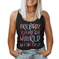 Errbody Round The World Gettin Tipsy Food And Wine Festival Women Tank Top