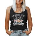 My Favorite People Call Me Gammy Floral Birthday Gammy Women Tank Top