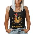 F-Caw-F Rooster Bird F-Caw-F Graphic For Man Woman Women Tank Top