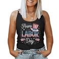 Happy Labor Day Patriotic Union Workers Usa Flag Women Women Tank Top