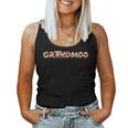 Highland Cow Grandma Mother's Day Grandmoo Mimi Cow Farm Women Tank Top