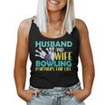 Husband And Wife Bowling Partners For Life おもしろボーリング レディースタンクトップ