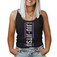 Jiu Jitsu Combat Belt Purple Camiseta sin mangas para mujer