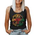 Junenth African American Freedom Black History Men Women Tank Top