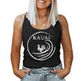 Kauai Hawaii Chicken Rooster Surf Wave Coffee Garden Island Women Tank Top Kauai Hawaii Chicken Rooster Surf Wave Coffee Garden Island Women Tank Top