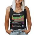 Can I Lick It Periodic Table Chart Science Teacher Cool Meme Women Tank Top