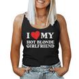 I Love My Hot Blonde Girlfriend I Heart My Girlfriend Camiseta sin mangas para mujer