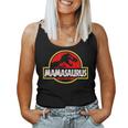 Mamasaurus Retrointage Divertido Camiseta sin mangas para mujer
