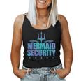 Mermaid Security Dad Mom Mermaid Family Mermaid Squad Women Tank Top