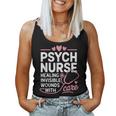 Psych Nurse Mental Health Psychiatric Nursing Appreciation レディースタンクトップ