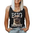 Pug Mommyパグ・マミー パグ・マム 犬のママ 母の日 パグ・ママ レディースタンクトップ
