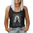Salem 1692 They Missed One Witch Tarot Card ハロウィンtシャツ レディースタンクトップ