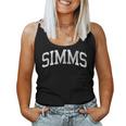 Simms Oklahoma Ok ビンテージ アスレチック スポーツデザイン レディースタンクトップ