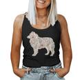 Wildflowers Australian Shepherd Aussie Dog Mom Mother's Day Women Tank Top