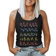 手話tシャツ Asl Teacher手アルファベット学習tシャツ レディースタンクトップ
