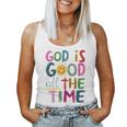 God Is Good All The Time Faith-Based Christian Bible Verse Women Tank Top