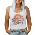 Groovy Best Mom Ever Best 母の日 長袖tシャツ レディースタンクトップ
