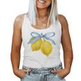 Lemon Graphic For Girls Fruit Coquette Bow Y2k Women Tank Top