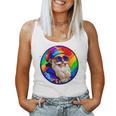 Santaclaus Rainbow 長袖tシャツ レディースタンクトップ