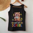 100Th Days Ofchool Owls 鳥 学生 100日間の学校 レディースタンクトップ 面白い贈り物