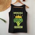 Broccoli Queen ブロッコリーの女王 ブロッコリー ベジタリアン・ベジタブル ブロッコリー レディースタンクトップ 面白い贈り物