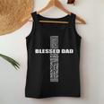 Christian Blessed Dad Cross Father's Day Best Dad Women Tank Top Unique Gifts