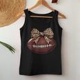 Cute Football Coquette Bow Cute Football Mom Women Tank Top Unique Gifts