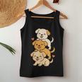 Cute Kawaii Puppies Neko Dog Lover Girl Women Tank Top Personalized Gifts