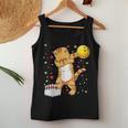 Dabbing Cat ボウリングシャツ 面白いボウリングギフト 猫 お母さん 女の子 レディースタンクトップ 面白い贈り物