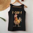 F-Caw-F Chicken Humor Quote Rooster Meme Women Tank Top Personalized Gifts F-Caw-F Chicken Humor Quote Rooster Meme Women Tank Top Personalized Gifts