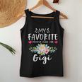 My Favorite People Call Me Gigi Floral Women Tank Top Unique Gifts