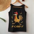F-Caw-F Rooster Bird F-Caw-F Graphic For Man Woman Women Tank Top Personalized Gifts