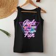 Girls Just Wanna Have Fun 1980S Eighties Costume Party レディースタンクトップ 面白い贈り物