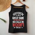Great Dane Gentle Dog Woof Mom German Mastiff Mother's Day Women Tank Top Unique Gifts
