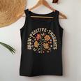 Grow Positive Thoughts Flower Women Tank Top Unique Gifts