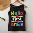 Hello First Grade Back Tochool 1St Day Of 1St Grade レディースタンクトップ 面白い贈り物