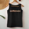 Highland Cow Grandma Mother's Day Grandmoo Mimi Cow Farm Women Tank Top Personalized Gifts