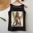 Hot Girl On 男性用 セクシーな天使の座り グランジ レディースタンクトップ 面白い贈り物