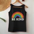 Lgbtq Be Kind Pocket Gay Pride Lgbt Ally Rainbowintage レディースタンクトップ 面白い贈り物