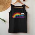 Take A Look It's In A Book Reading Book Vintage Rainbow Women Tank Top Unique Gifts