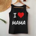 I Love Mama Children Love Heart ベビーチャイルドギフト お母さん レディースタンクトップ 面白い贈り物