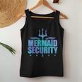 Mermaid Security Dad Mom Mermaid Family Mermaid Squad Women Tank Top Personalized Gifts