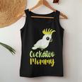 Retro Cockatoo Mother Mom Cockatoo Mommy Cockatiel レディースタンクトップ 面白い贈り物