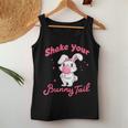 Shake Your Bunny Tail 愛らしいバブルガム レディースタンクトップ 面白い贈り物