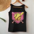 Softball Drip Girls Home Plate Ice Cream Drip Youth Sports Women Tank Top Unique Gifts